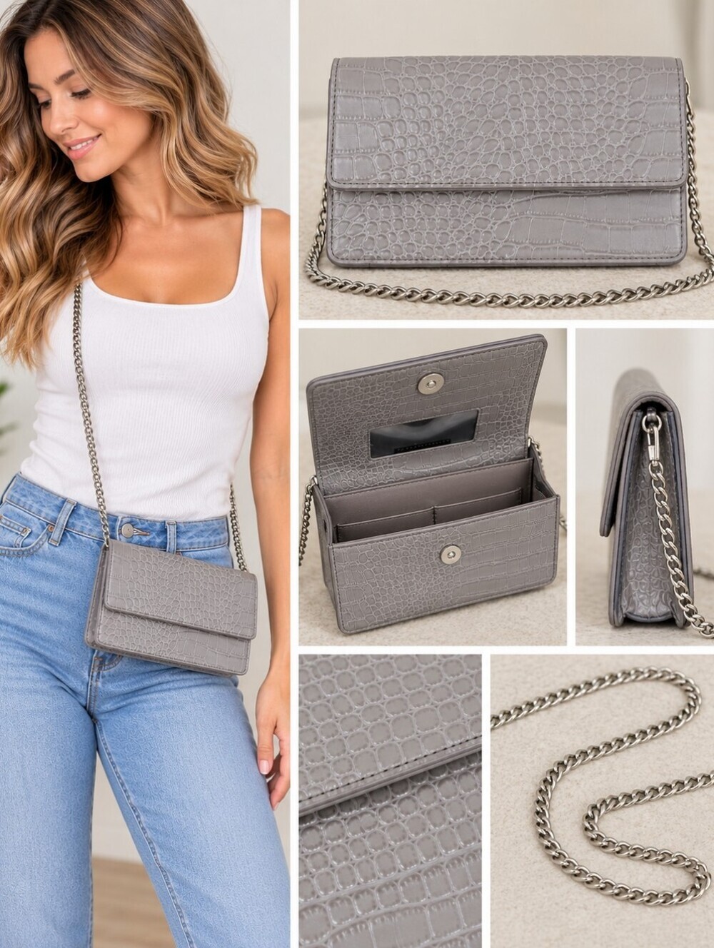 Snob Essientials Converible Crossbody Clutch Card Holder
